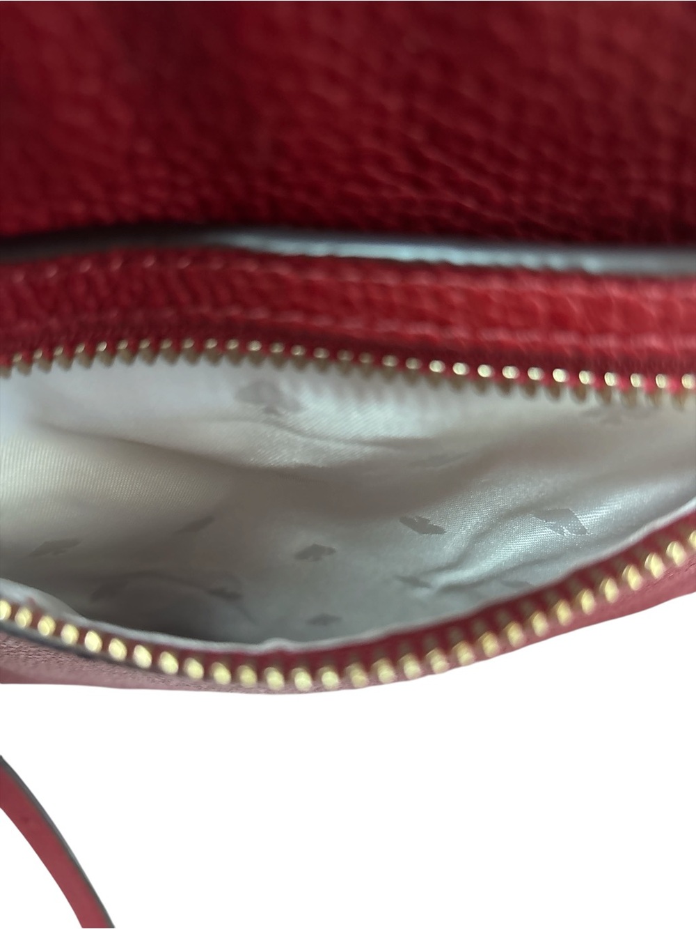kate spade Leila Pebbled Leather Crossbody Bag in Deep Red - Picture 6 of 7